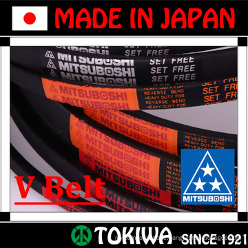 Mitsuboshi Belting classical V-Belt M, A, B, C, D, E types and wedge belts. Most popular types for standard use. Made in Japan